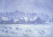 Claude Monet Snow Effect at Giverny china oil painting reproduction